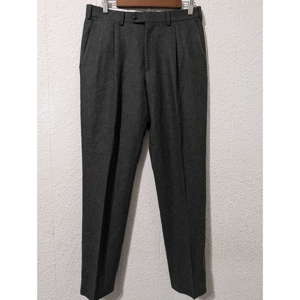 SuitSupply Wool Pants, Mens 32, long, Gray, Brescia Model